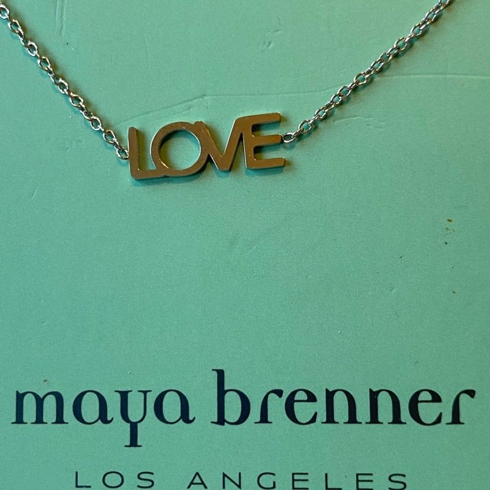 Maya Brenner Love Bracelet in Silver